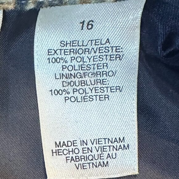 Alfred Dunner Floral Open Front Jacket Size 16 EUC - Picture 9 of 9